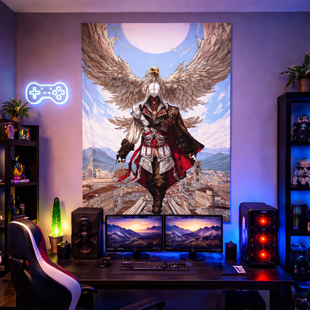 Assassin’s Creed Temalı Duvar Örtüsü