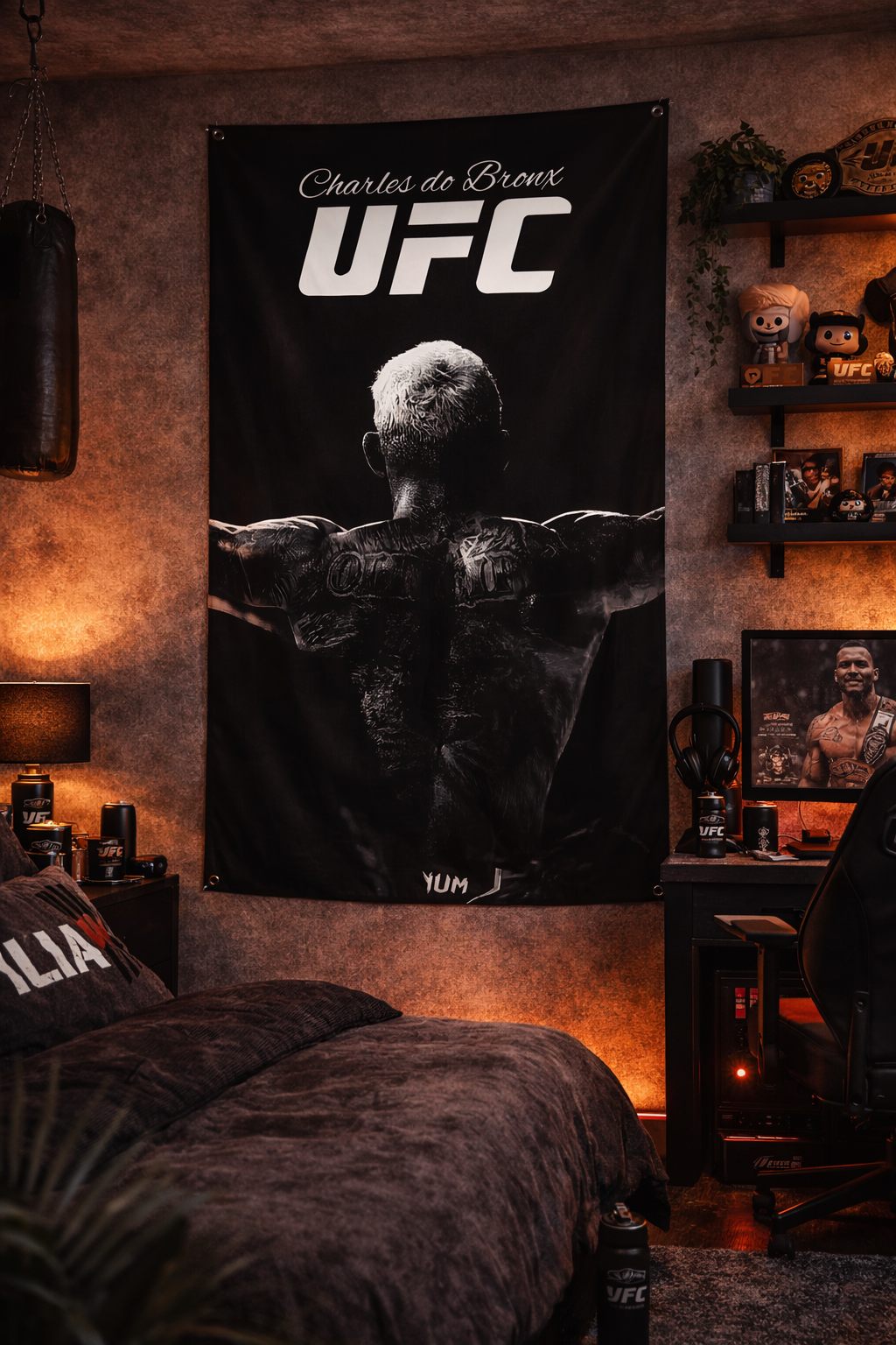 Charles Oliveira “Do Bronx” Duvar Örtüsü