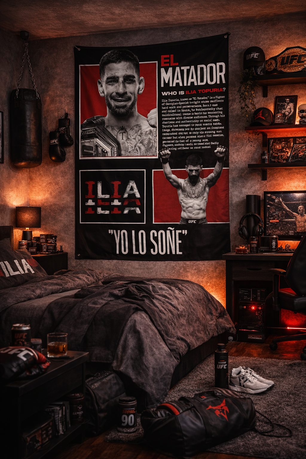 Ilia Topuria “El Matador” Duvar Örtüsü