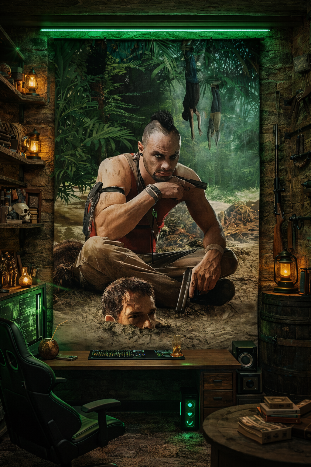 Far Cry 3 Vaas Montenegro Duvar Örtüsü