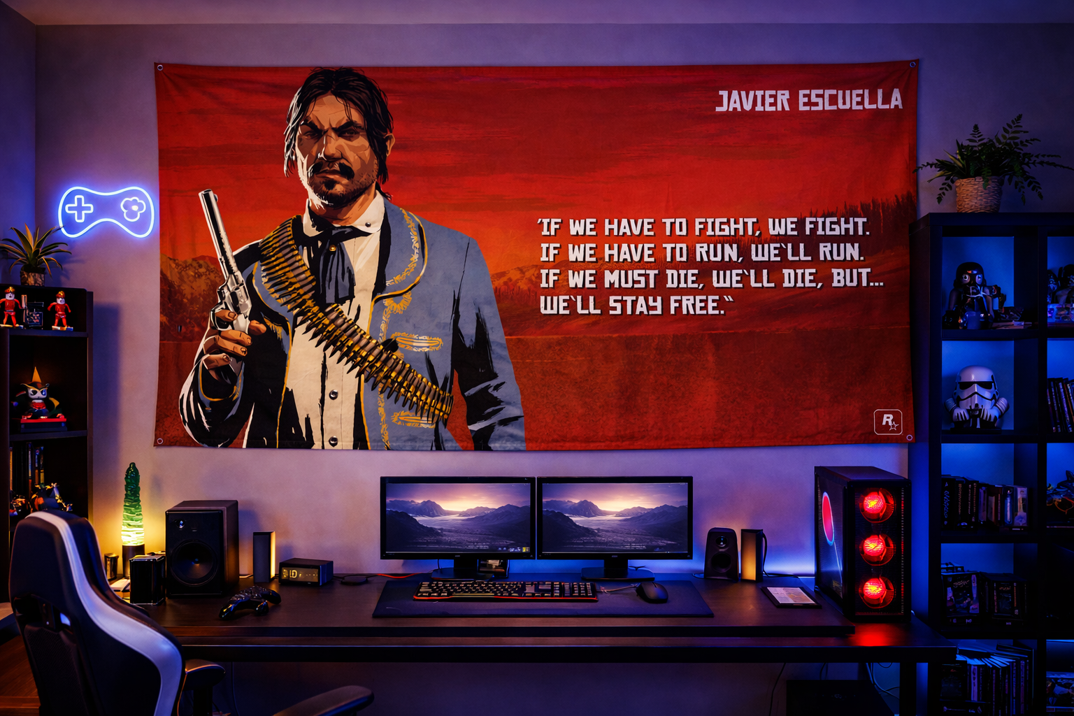 Red Dead Redemption Javier Escuella Duvar Örtüsü