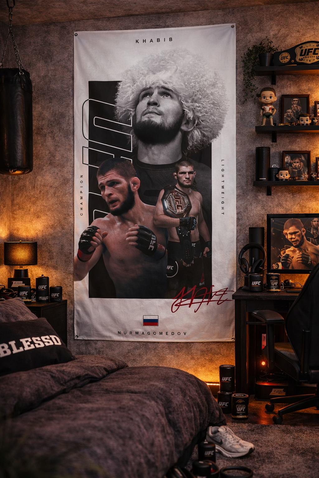 Khabib Nurmagomedov Duvar Örtüsü