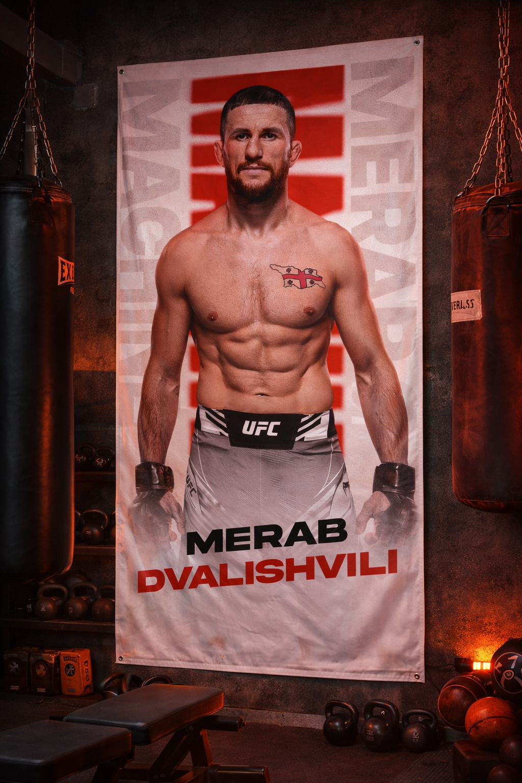 Merab Dvalishvili Duvar Örtüsü