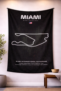 F1 Miami Grand Prix Duvar Örtüsü