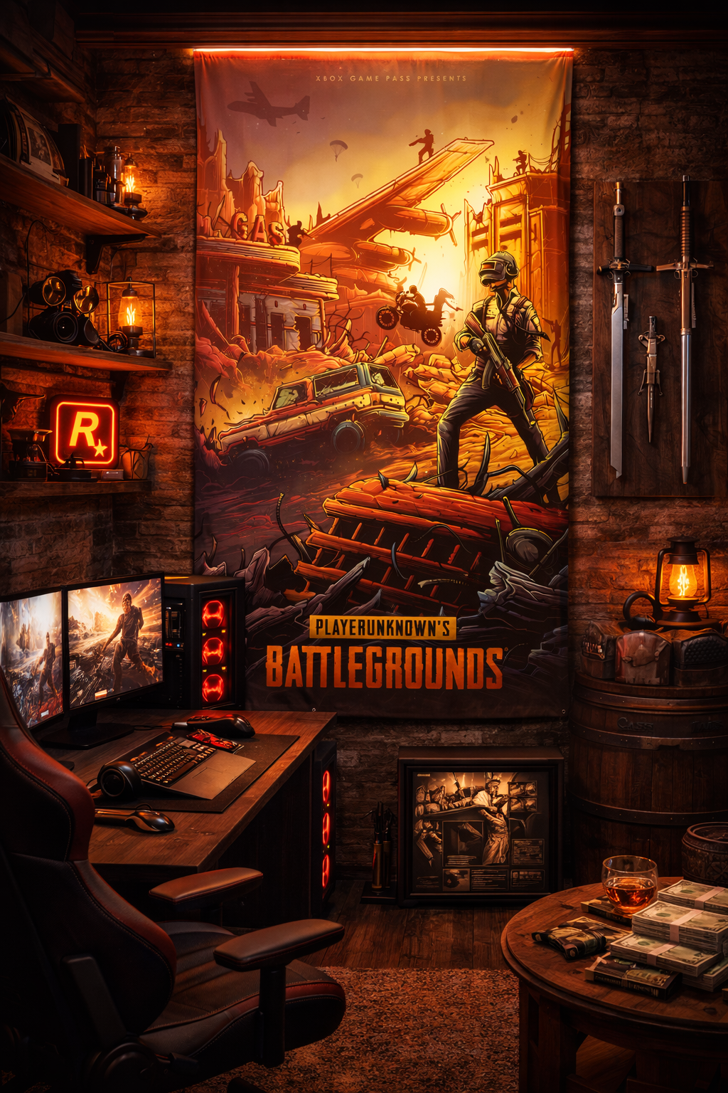 PUBG Duvar Örtüsü