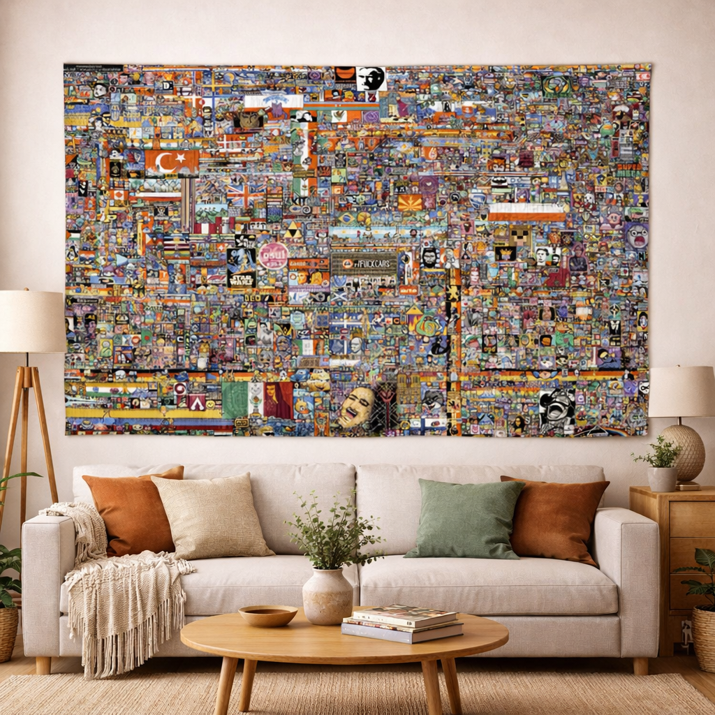 Reddit R/place Duvar Örtüsü