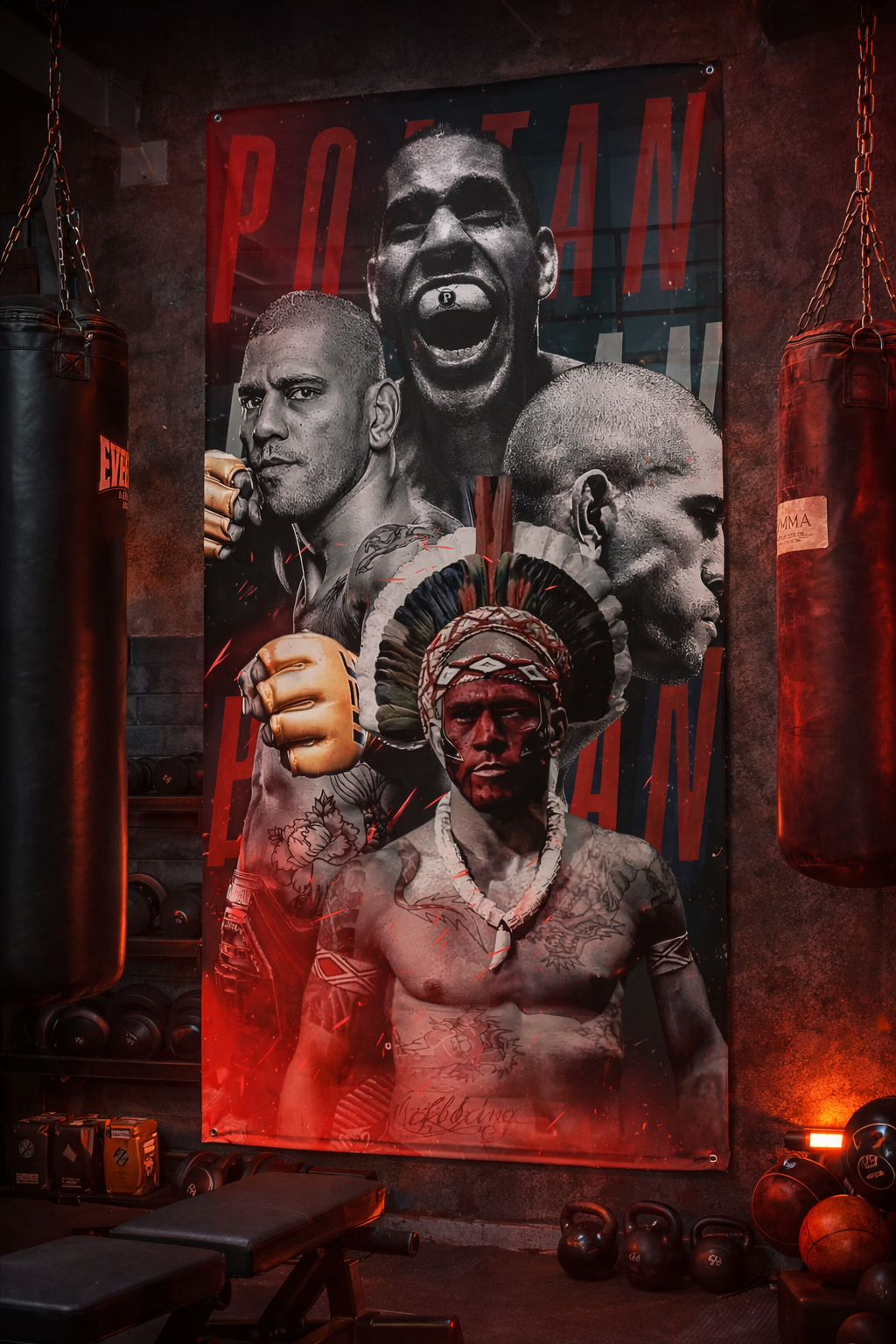 Alex Pereira “Poatan” Duvar Örtüsü