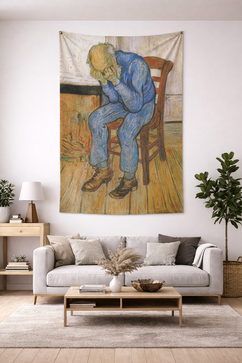 Vincent van Gogh – Sonsuzluğun Eşiğinde (At Eternity’s Gate) Duvar Örtüsü