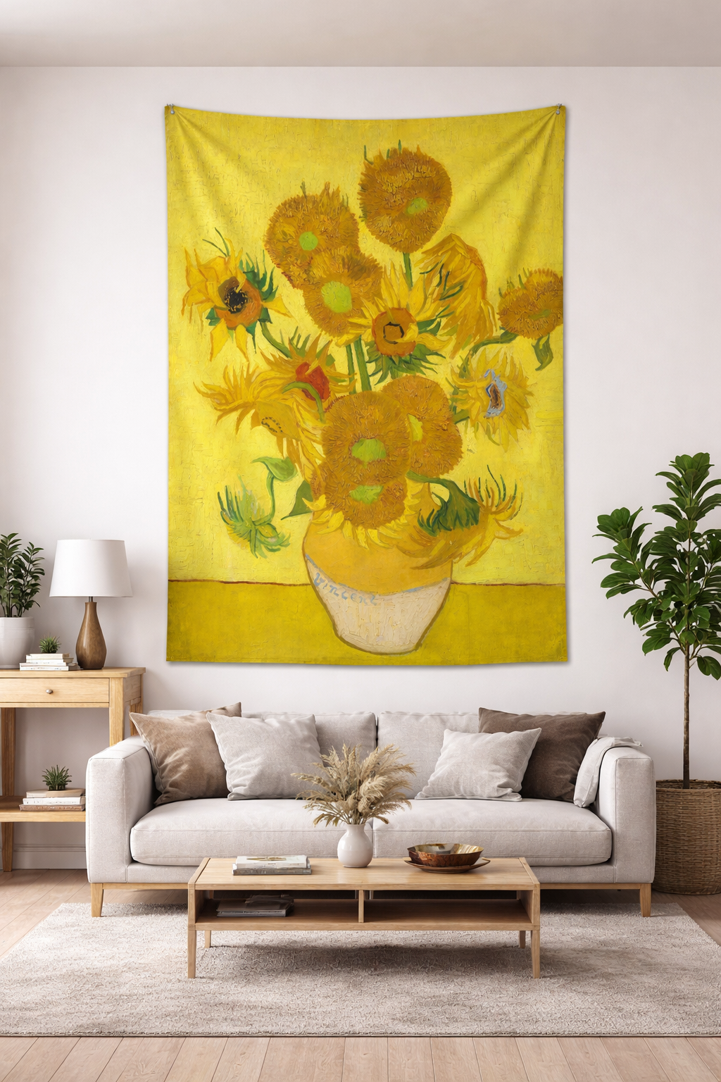 Vincent van Gogh – Ayçiçekleri (Sunflowers) Duvar Örtüsü