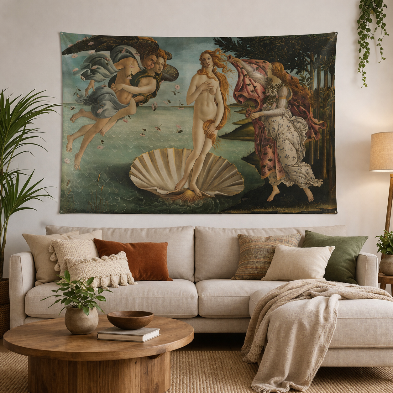 Sandro Botticelli - Venüs'ün Doğuşu Duvar Örtüsü
